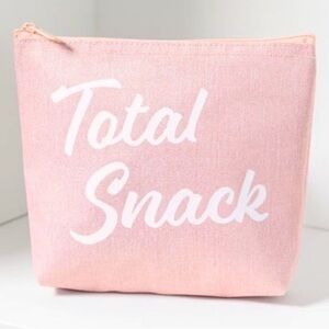 NWT  Thirty-One Snack & Go Pouch - Total Snack in Shimmery Pink